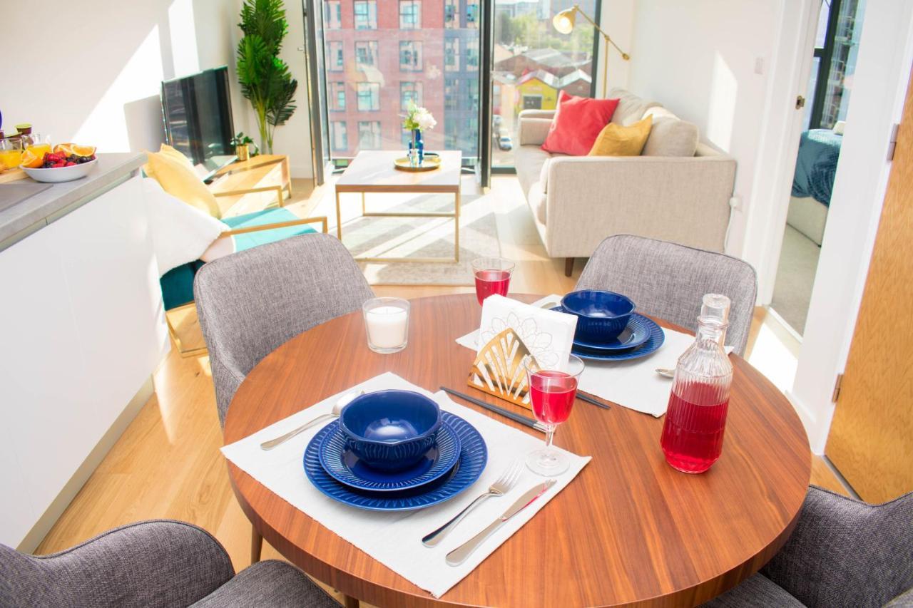 Exoticstay Apartments - Ultra Luxe Top Floor Suite - City Centre Apartment With Cube View - Smart 4K Tv With Ultrafast Wifi & Netflix Birmingham Exterior foto